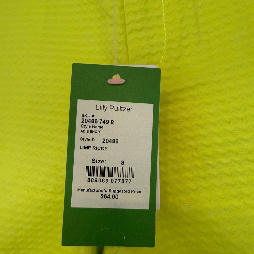 Lilly Pulitzer Adie Short -Size 8, NWT - Picture 2 of 3